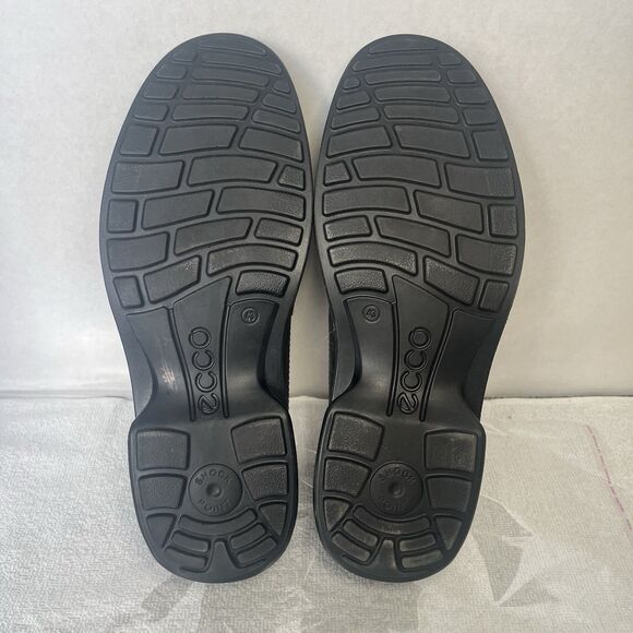 Ecco Turn GTX Slip On Loafers Comfort Shoes Leather Goretex Gray Men 9 - Picture 6 of 7